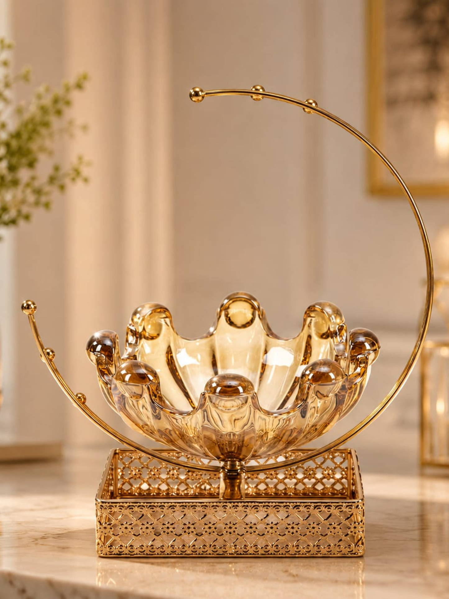 Orbit Luxe Crystal Bowl