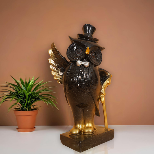 Gentleman Owl Figurine