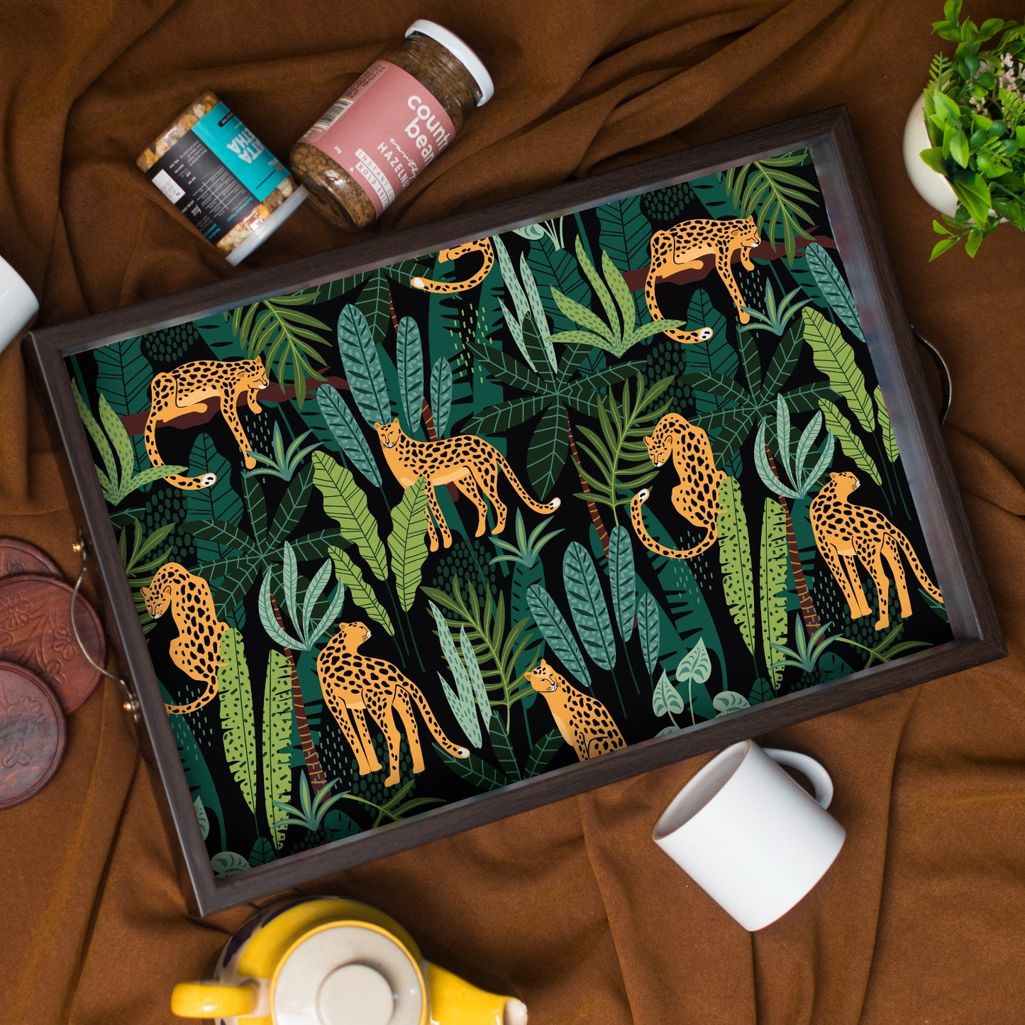 Spotted Sanctuary Rectangle Tray