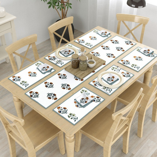 Pastel Plume Table Mat Set