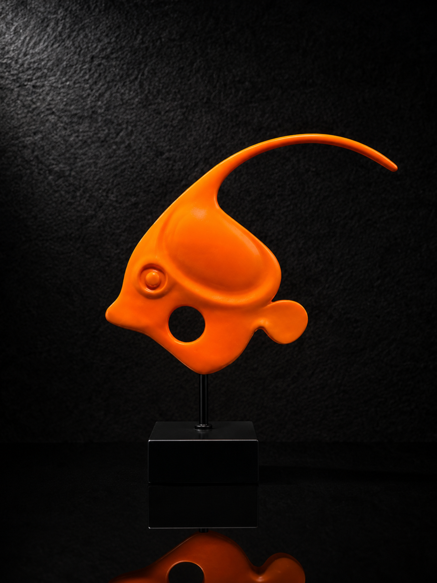 Modern Oceanic Fish Sculpture