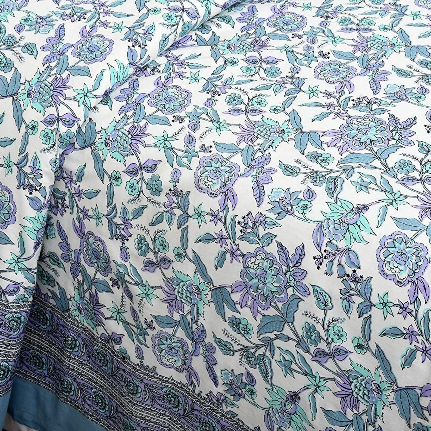 Aangan Phool – Ethnic Jaipuri Printed Bedsheet Set with Pillow Covers