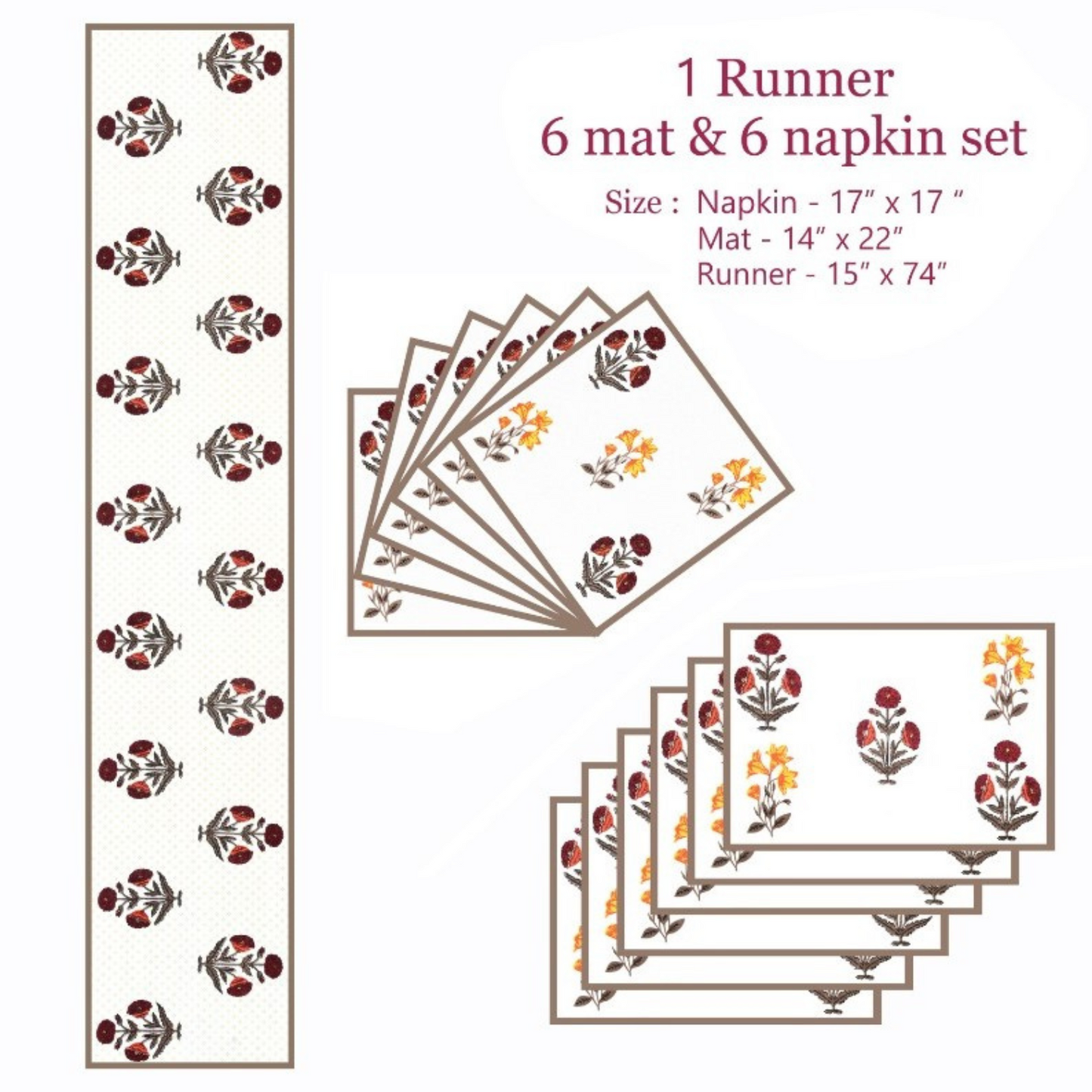 Whisper Weave Table Mat Set