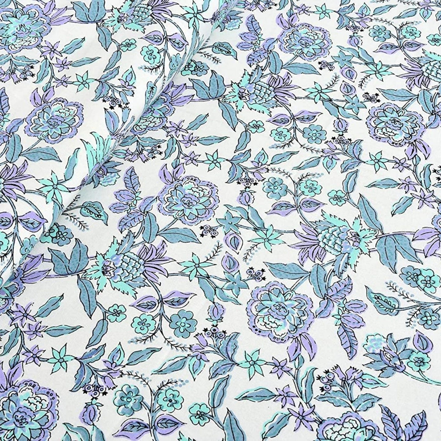Aangan Phool – Ethnic Jaipuri Printed Bedsheet Set with Pillow Covers