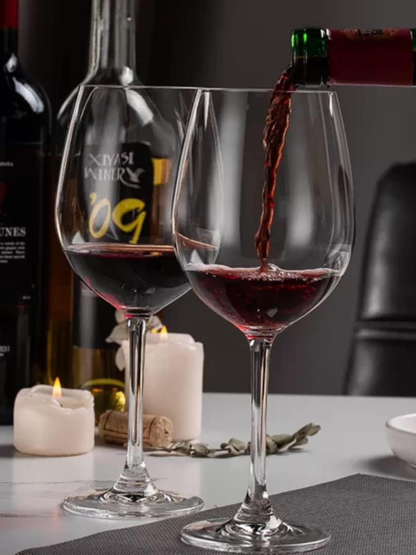 Élise Crystal Wine Glass Set (470 ML)