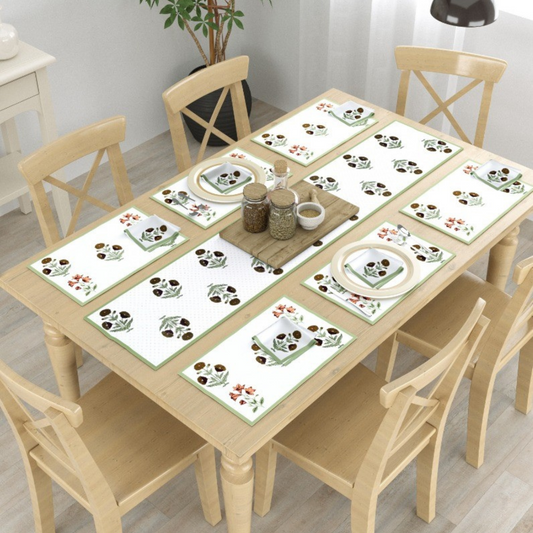 Nature Canvas Table Mat Set
