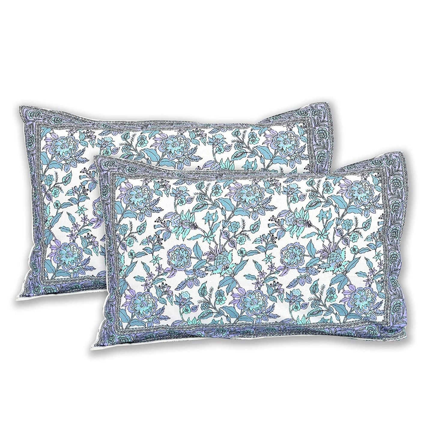 Aangan Phool – Ethnic Jaipuri Printed Bedsheet Set with Pillow Covers