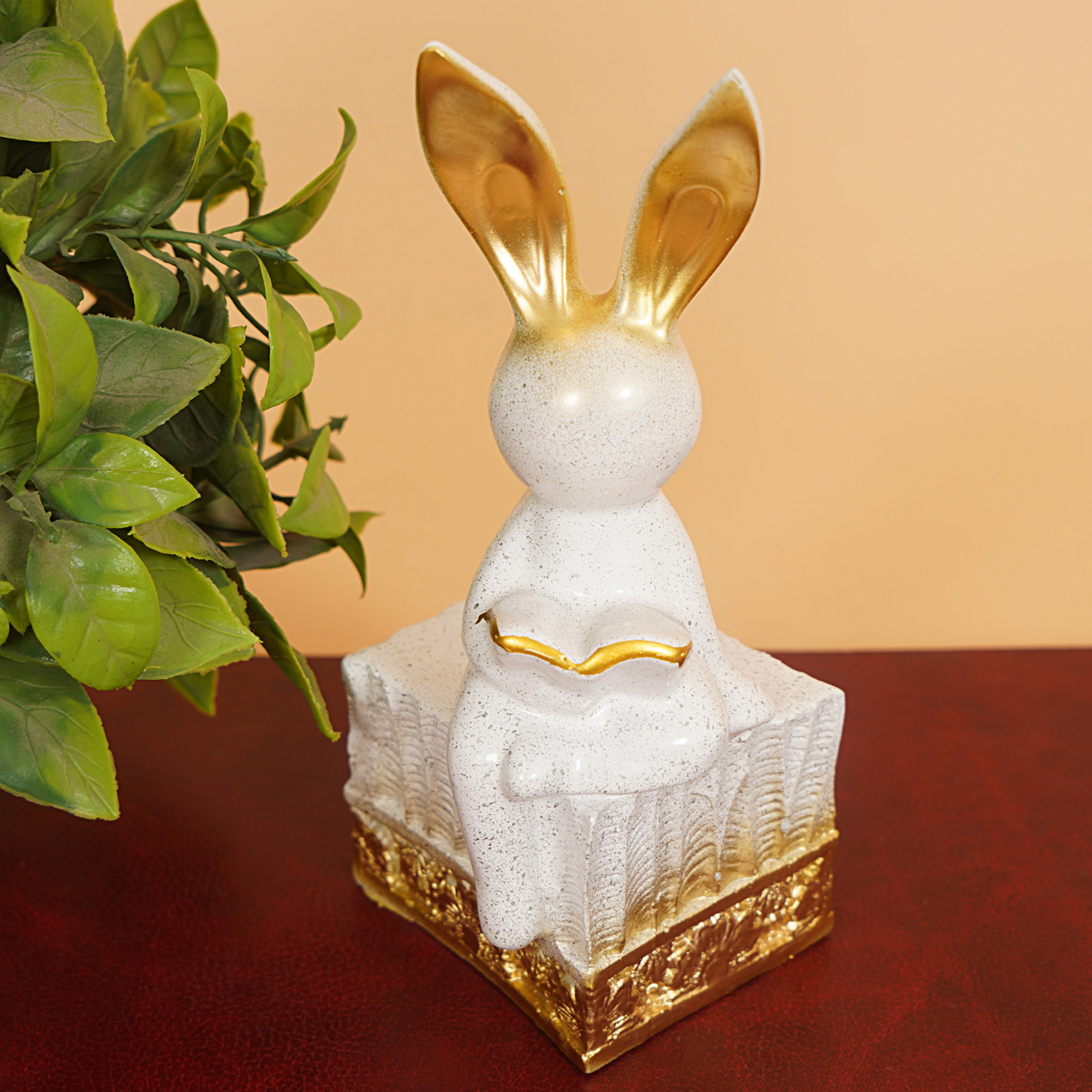 Reader Bunny Figurine