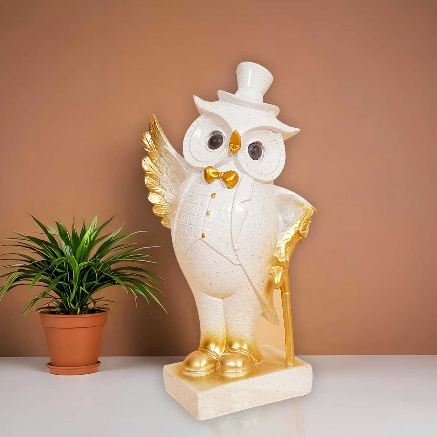 Gentleman Owl Figurine