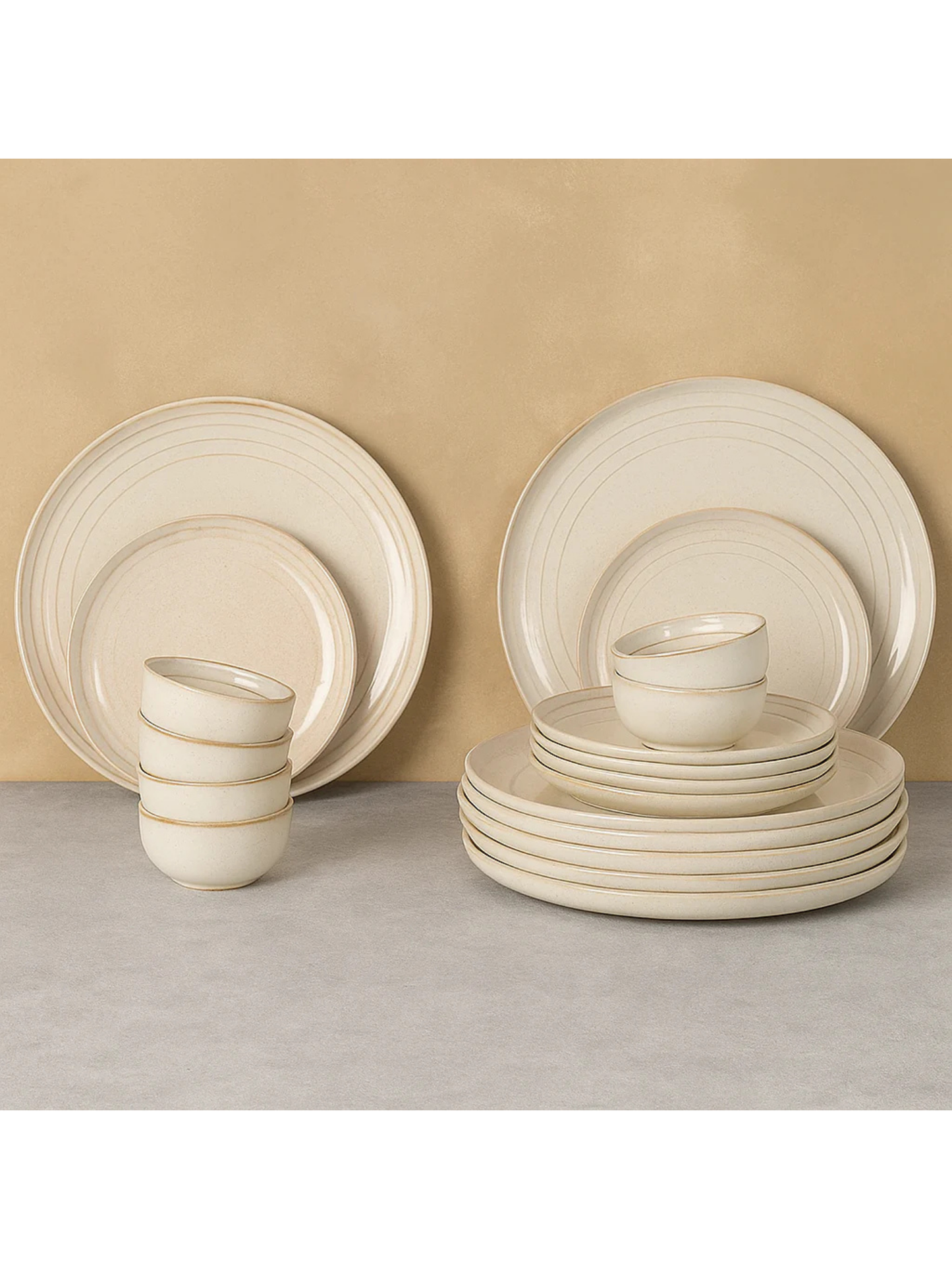 Whisper White Studio Pottery Ceremic Dinner Set