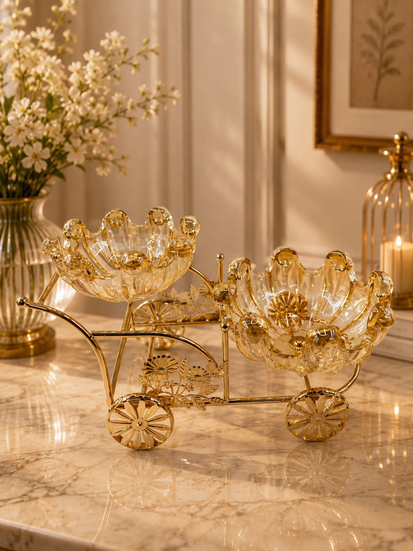 Royal Cycle Crystal Serving Bowl