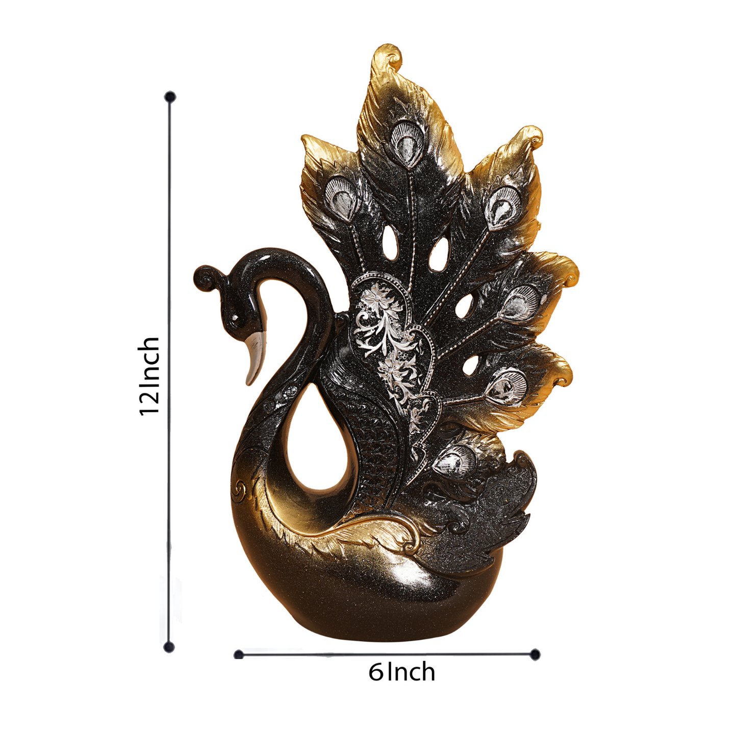 Majestic Swan Figurine