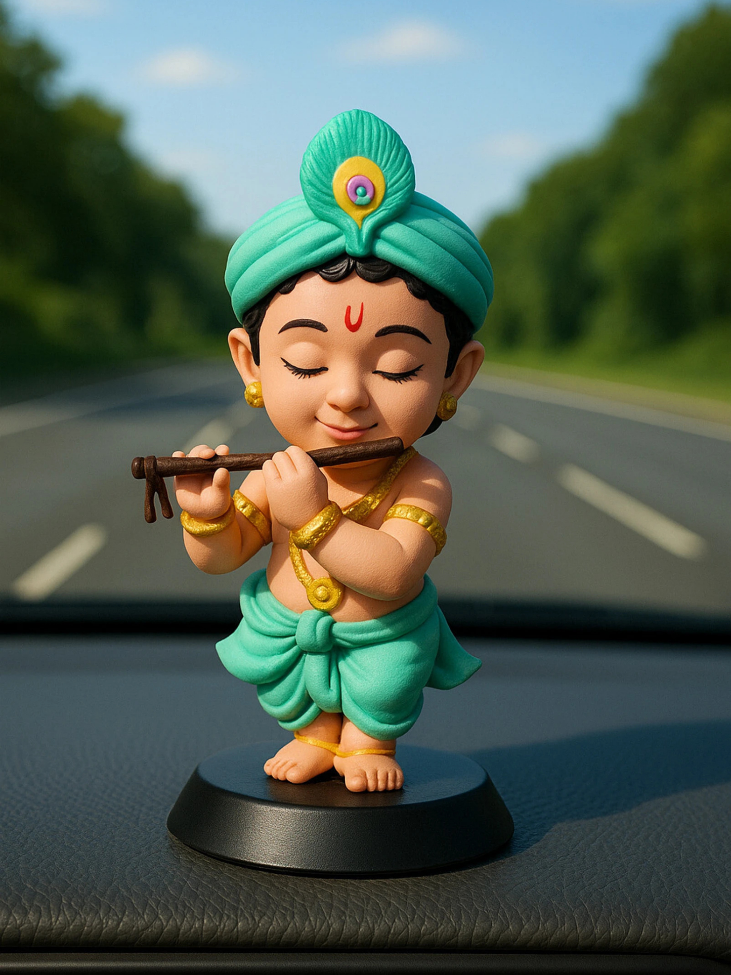 Peaceful Krishna Mini Idol