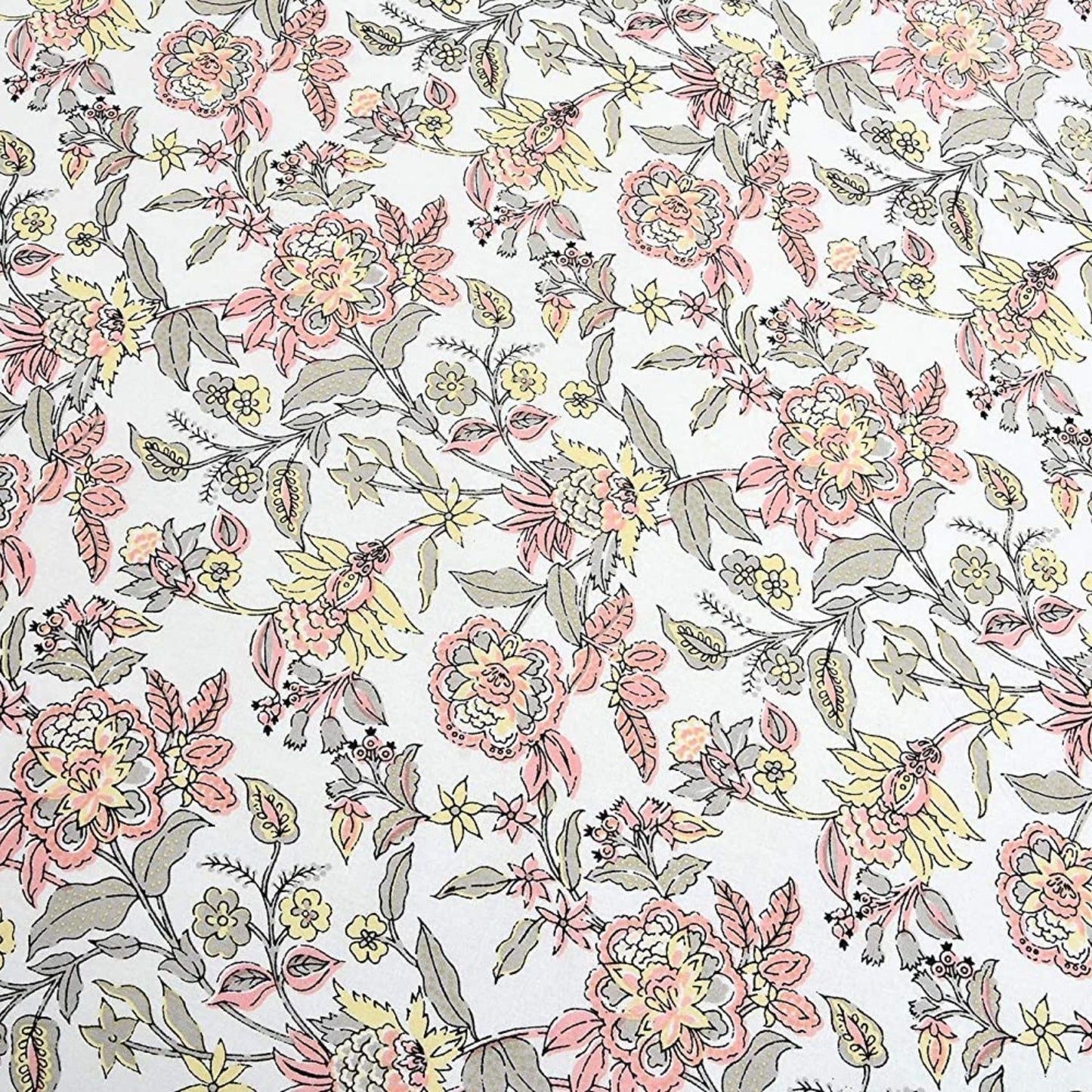 Rangrez Bloom – Ethnic Jaipuri Printed Bedsheet Set with Pillow Covers