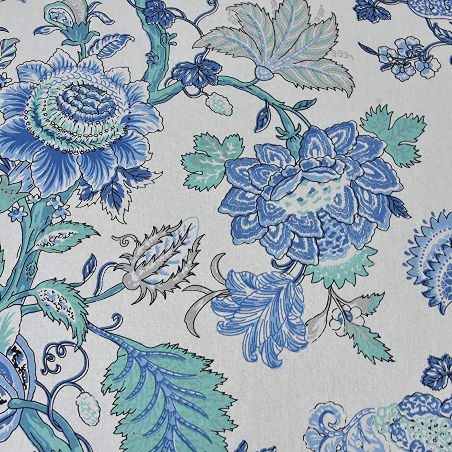 Summer Dew – Ethnic Jaipuri Printed Bedsheet Set with Pillow Covers