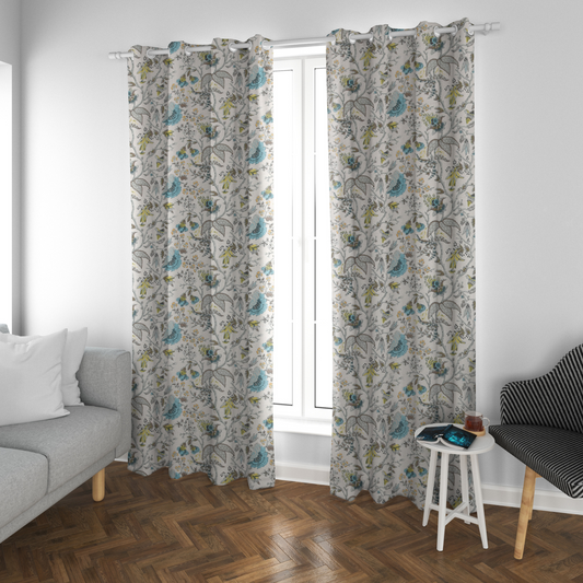 SERENE GARDEN ANOKHI HOME WINDOW CURTAIN 7 FEET LONG X 3.75 WIDTH