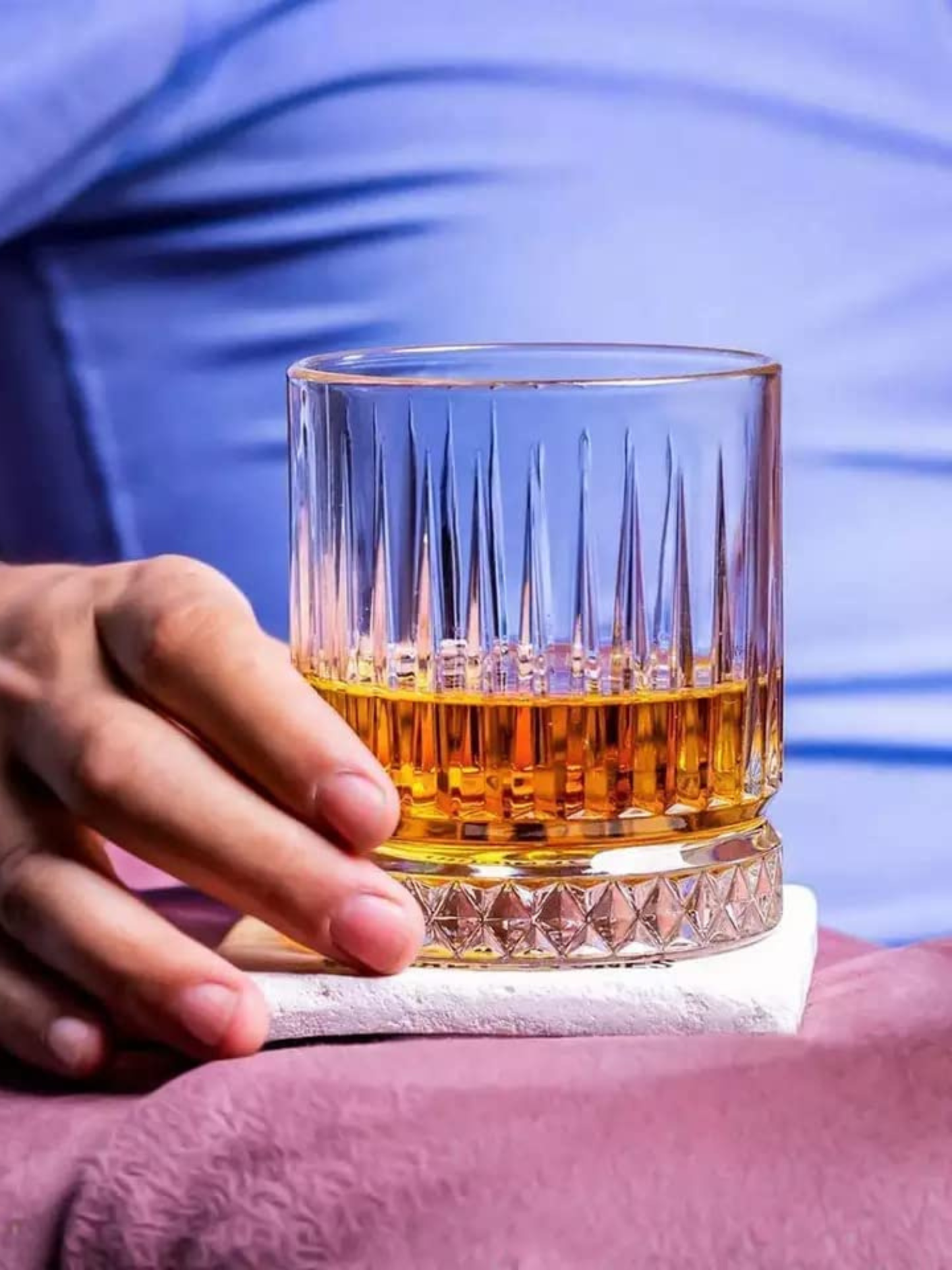 Classic Ribbed Crystal Glass