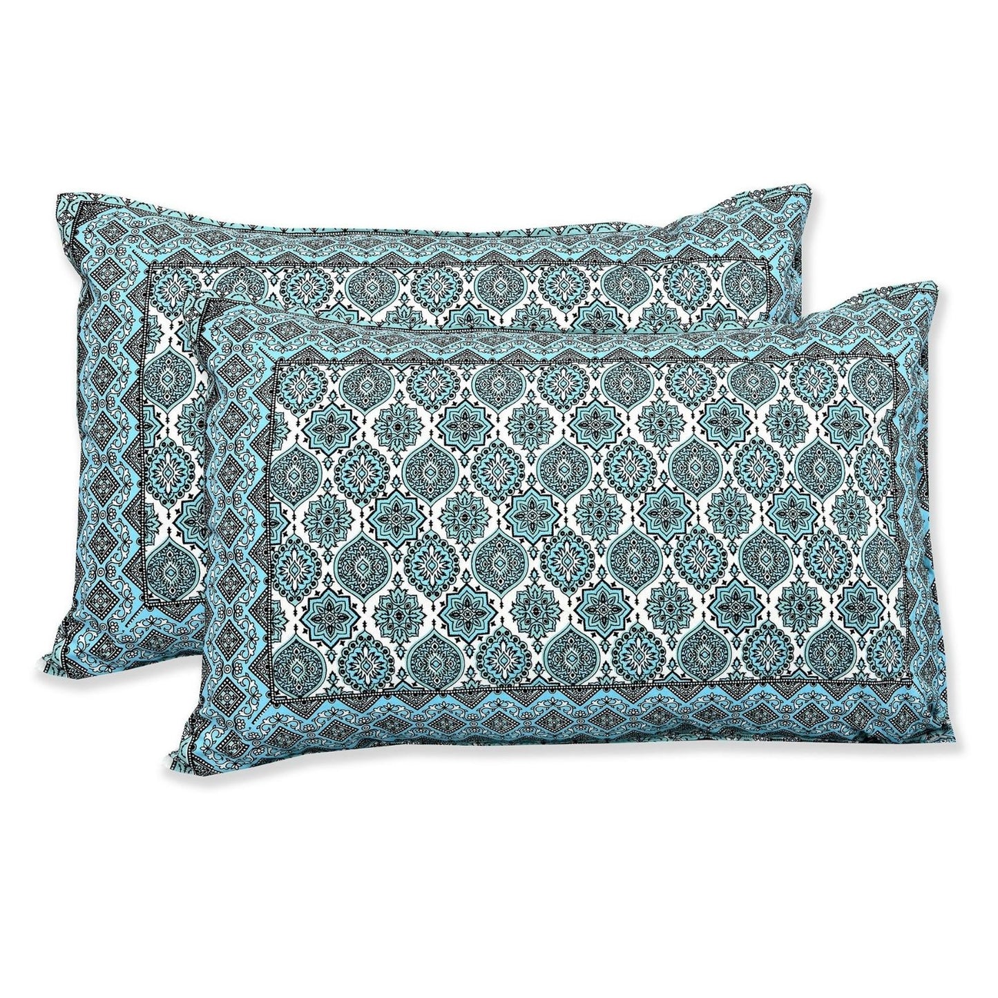 Rajasthan Reverie– Ethnic Jaipuri Printed Bedsheet Set with Pillow Covers