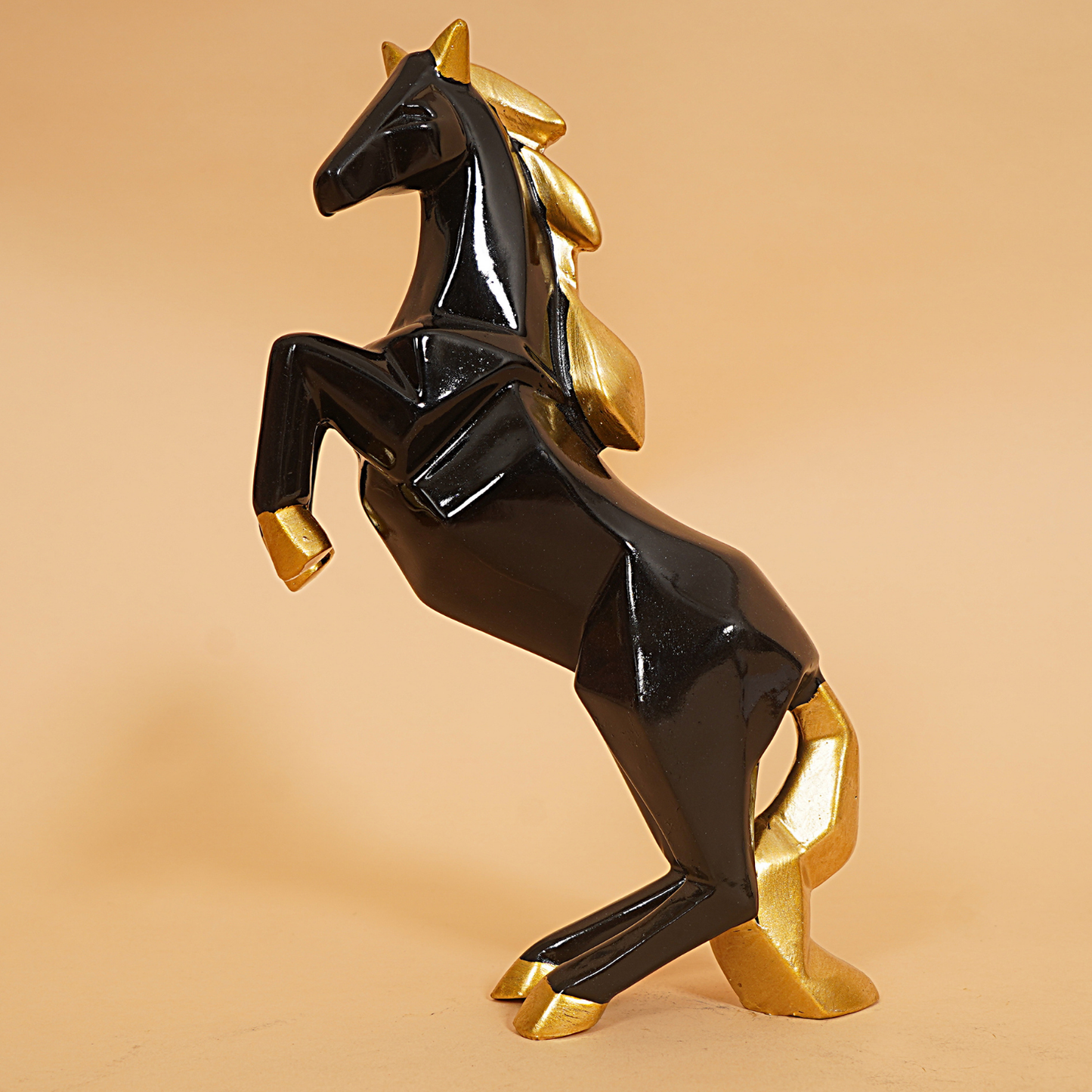 Golden Stallion Figurine