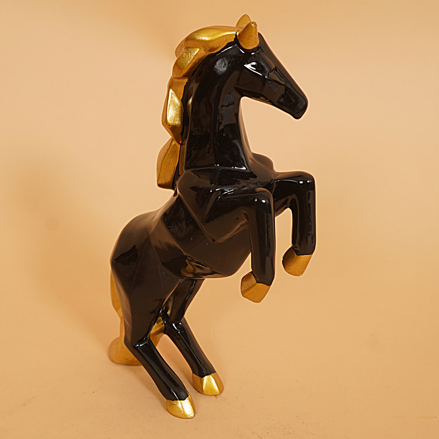 Golden Stallion Figurine