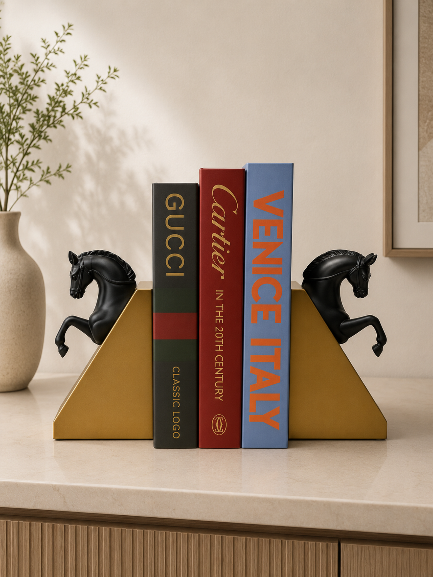 Luxury Horse Bookend Set
