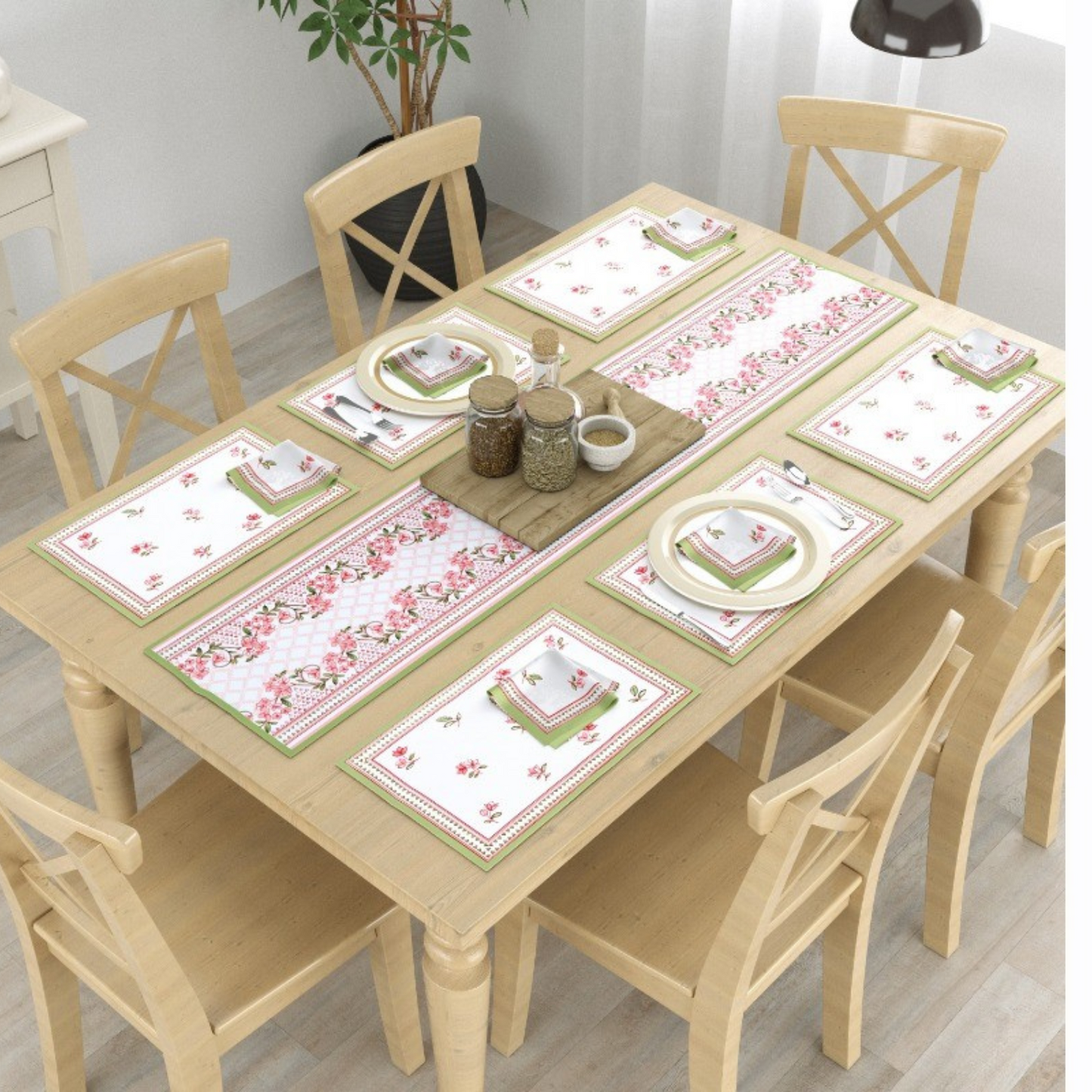 Wild Bloom Table Mat Set