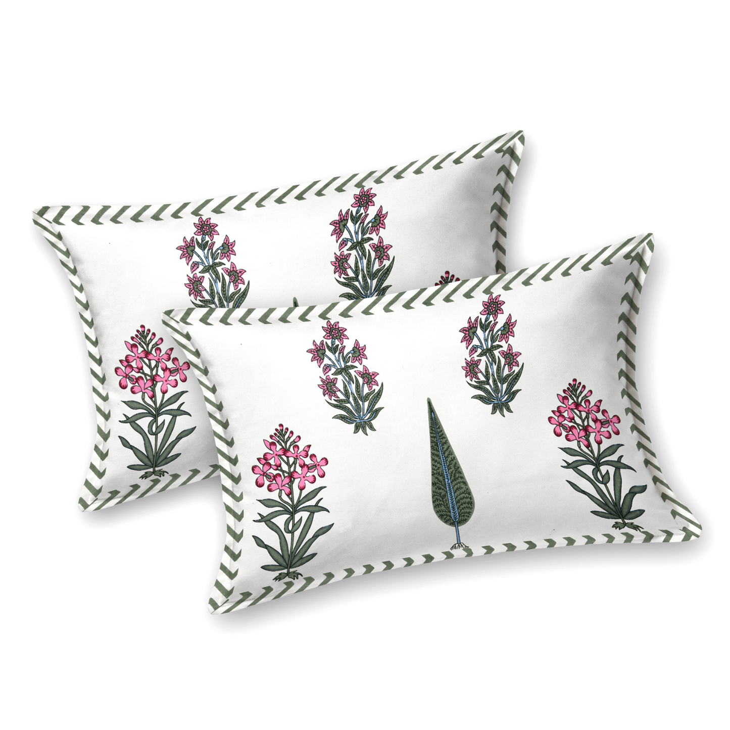 Kalakriti Monsoon Botanica Pure Cotton Double Bedsheet with 2 Pillow Covers