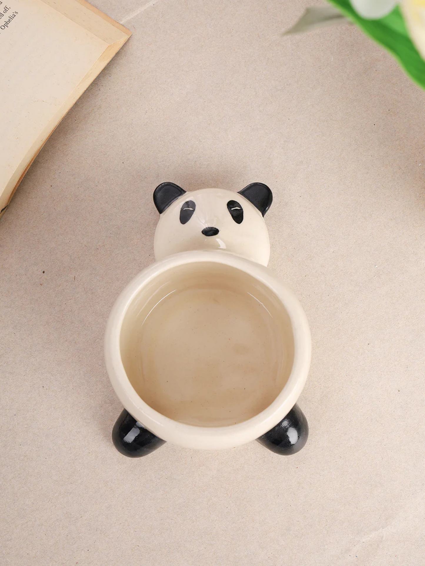 Smiley Panda Ceramic Bowl – 5.5 Inch