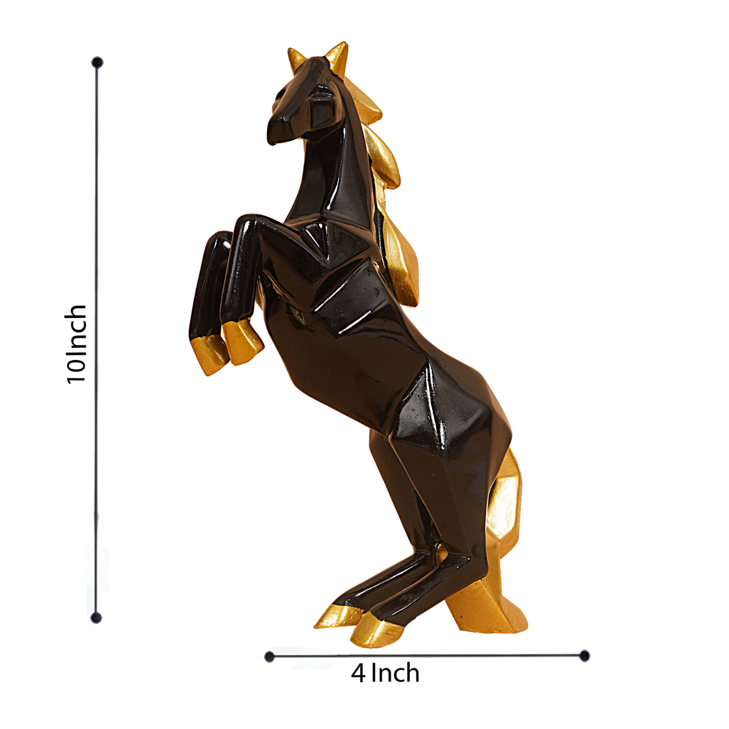 Golden Stallion Figurine