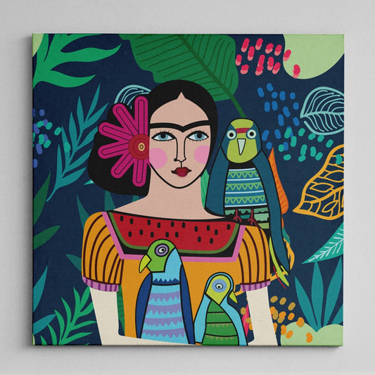 Unibrow Portrait Canvas