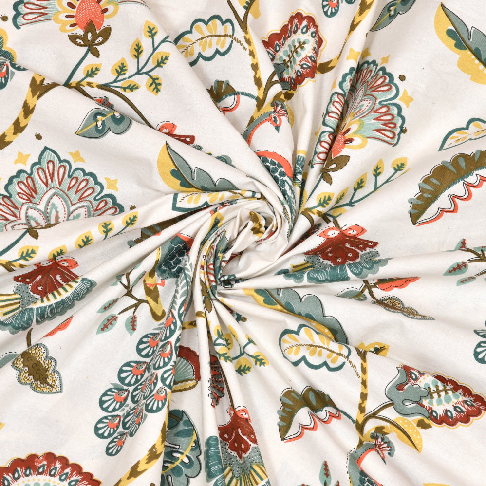 PAISLEY CHARM ANOKHI HOME WINDOW CURTAIN 7 FEET LONG X 3.75 WIDTH