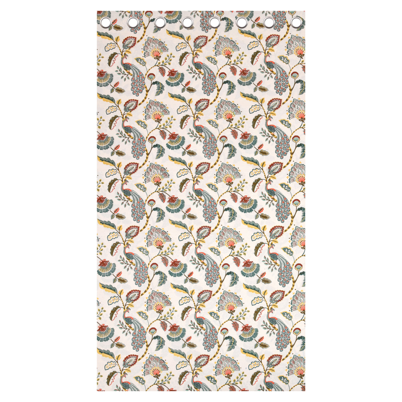 PAISLEY CHARM ANOKHI HOME WINDOW CURTAIN 7 FEET LONG X 3.75 WIDTH