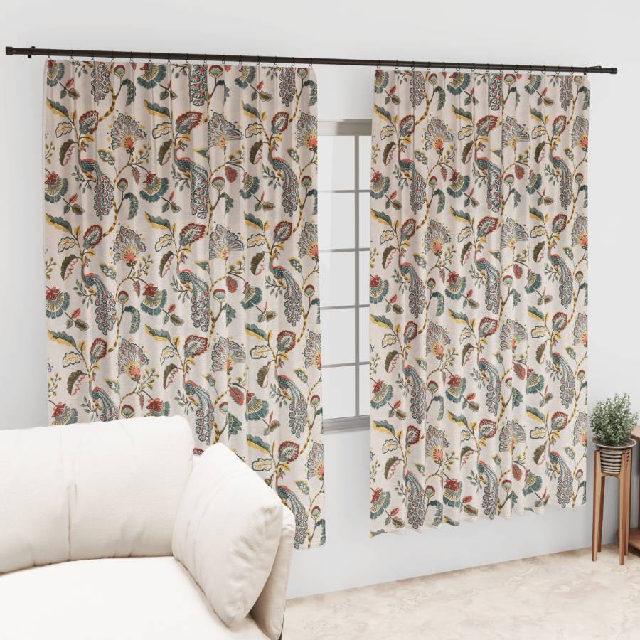 PAISLEY CHARM ANOKHI HOME WINDOW CURTAIN 7 FEET LONG X 3.75 WIDTH