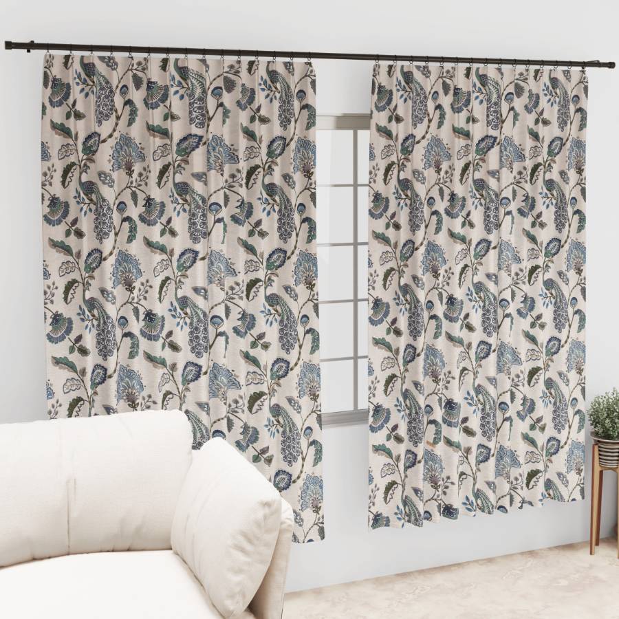 SERENE GARDEN ANOKHI HOME WINDOW CURTAIN 7 FEET LONG X 3.75 WIDTH