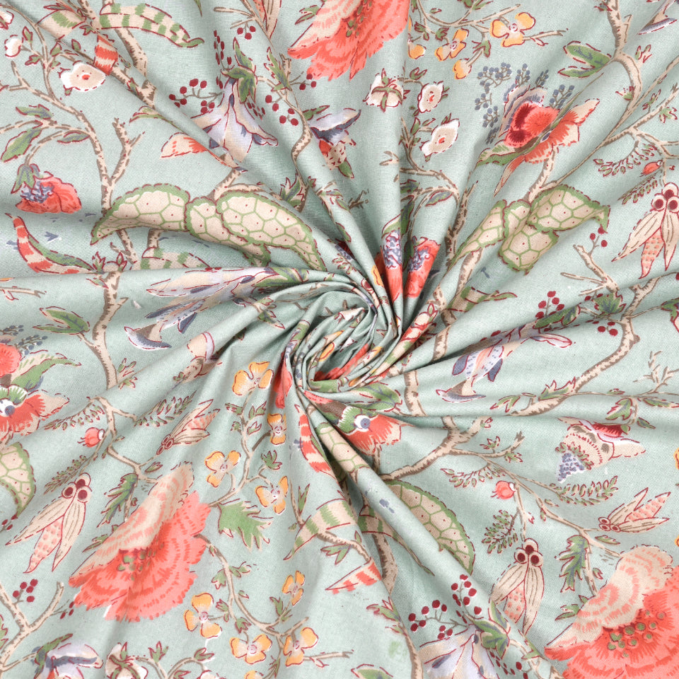 SOFT PETAL ANOKHI HOME WINDOW CURTAIN 9 FEET LONG X 3.75 WIDTH PAIR