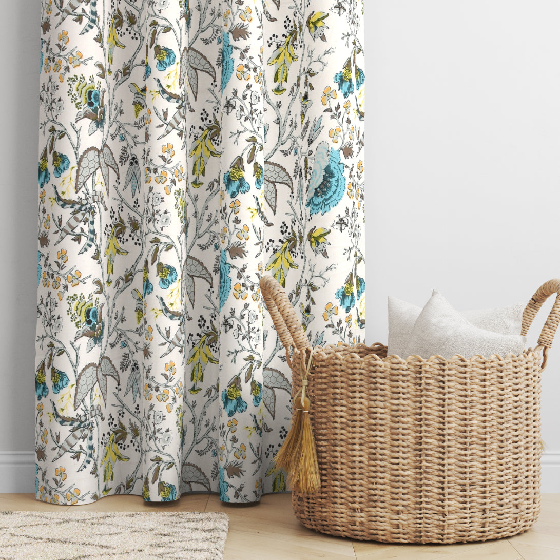 SPRING WHISPER ANOKHI HOME WINDOW CURTAIN 5 feet Long x 3.75 Width