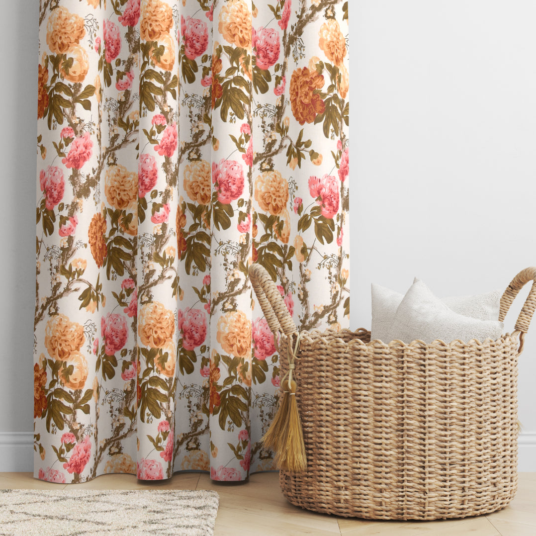 AUTUMN GARDEN ANOKHI HOME WINDOW CURTAIN 7 FEET LONG X 3.75 WIDTH