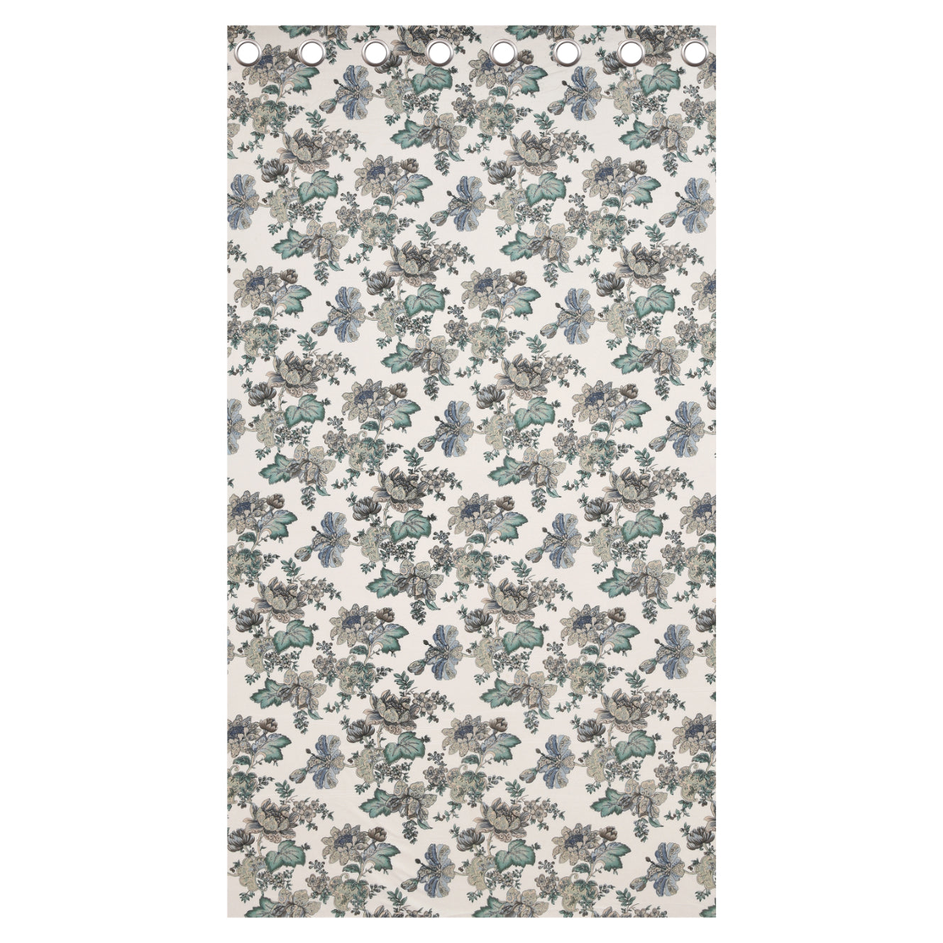 ICY BLOOM ANOKHI HOME WINDOW CURTAIN 9 FEET LONG X 3.75 WIDTH PAIR