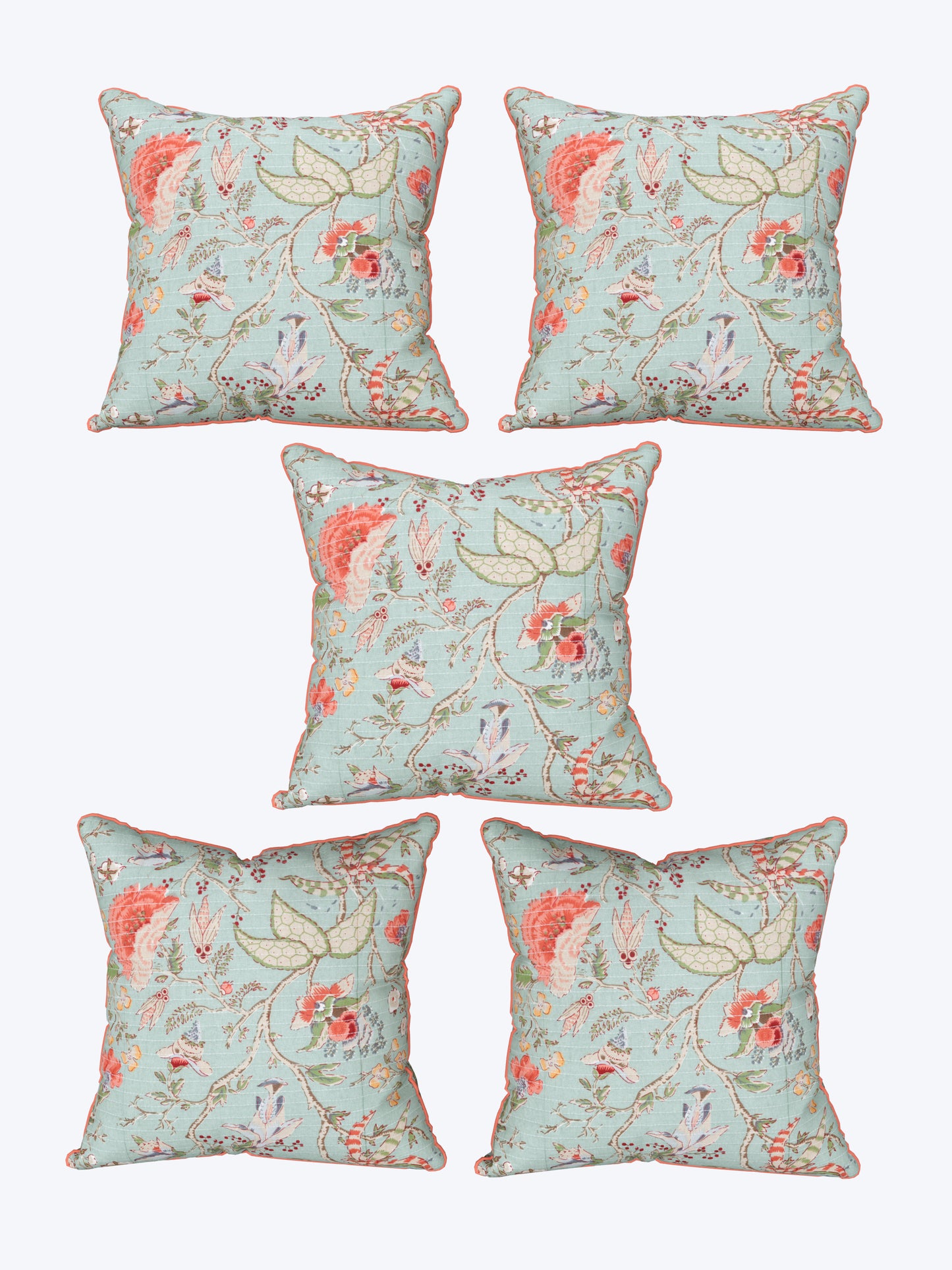 Soft Petal Anokhi Cotton Cushion Covers - 16x16 Inches