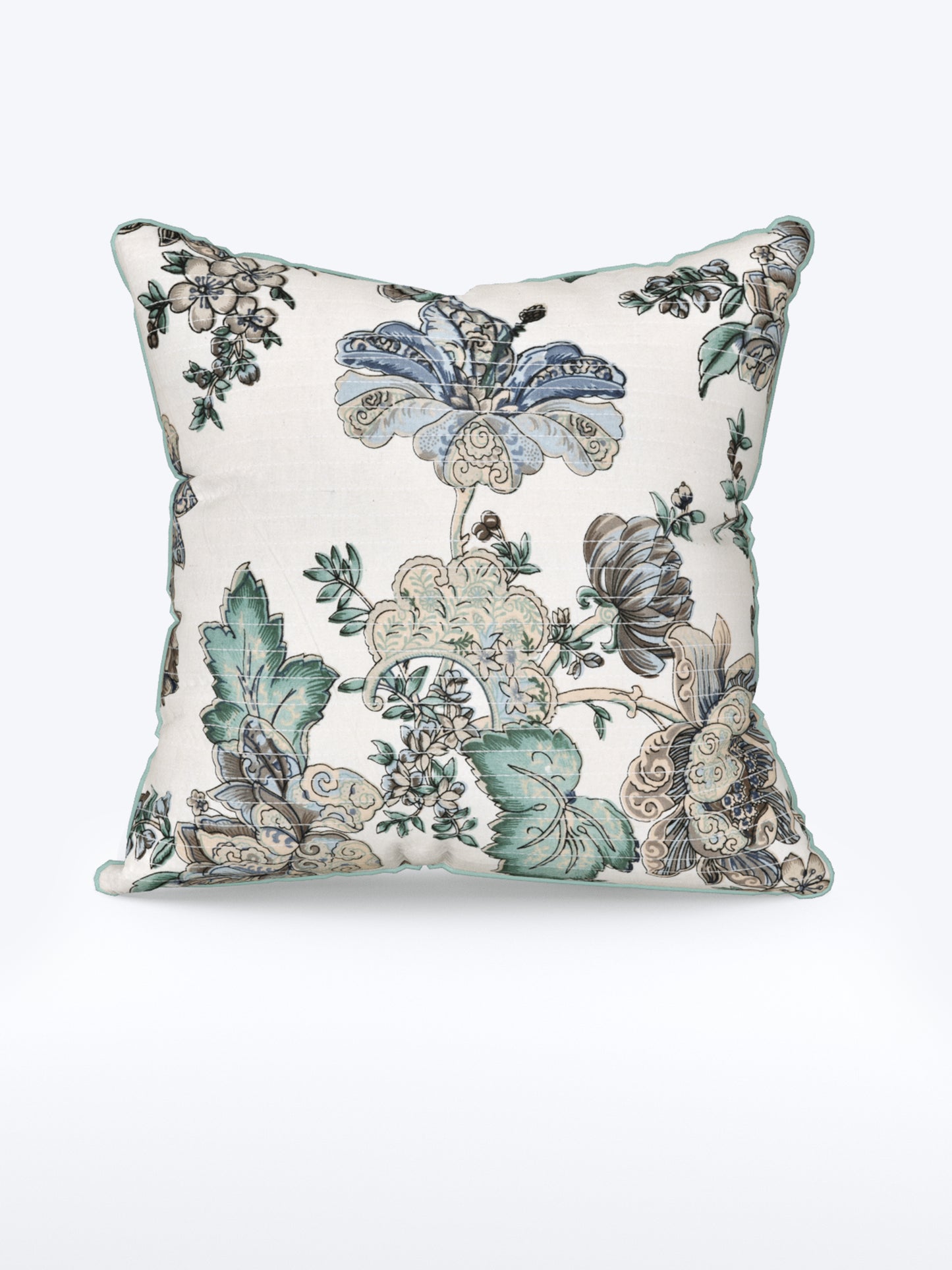 Icy Bloom Anokhi Cotton Cushion Covers - 16x16 Inches