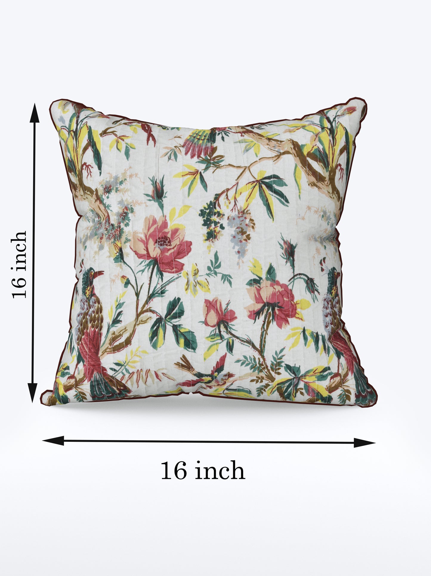 Mayur Baagh Anokhi Cotton Cushion Covers - 16x16 Inches