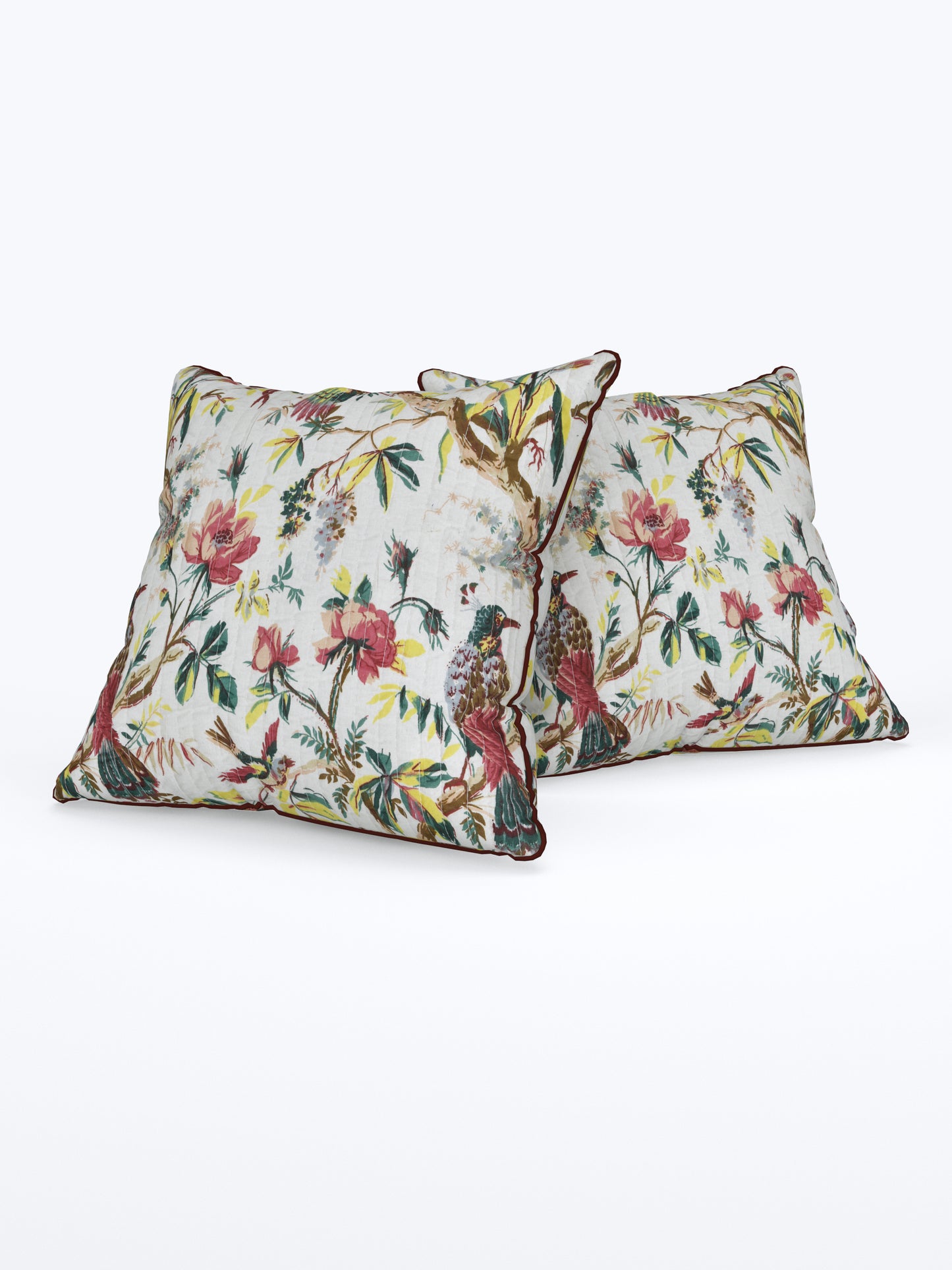 Mayur Baagh Anokhi Cotton Cushion Covers - 16x16 Inches