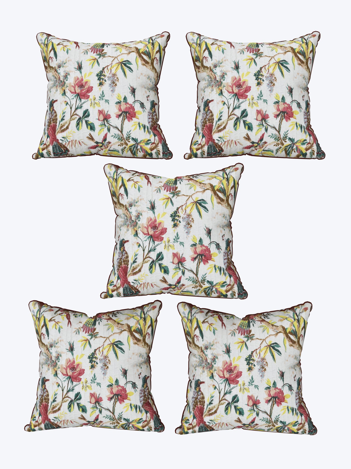 Mayur Baagh Anokhi Cotton Cushion Covers - 16x16 Inches