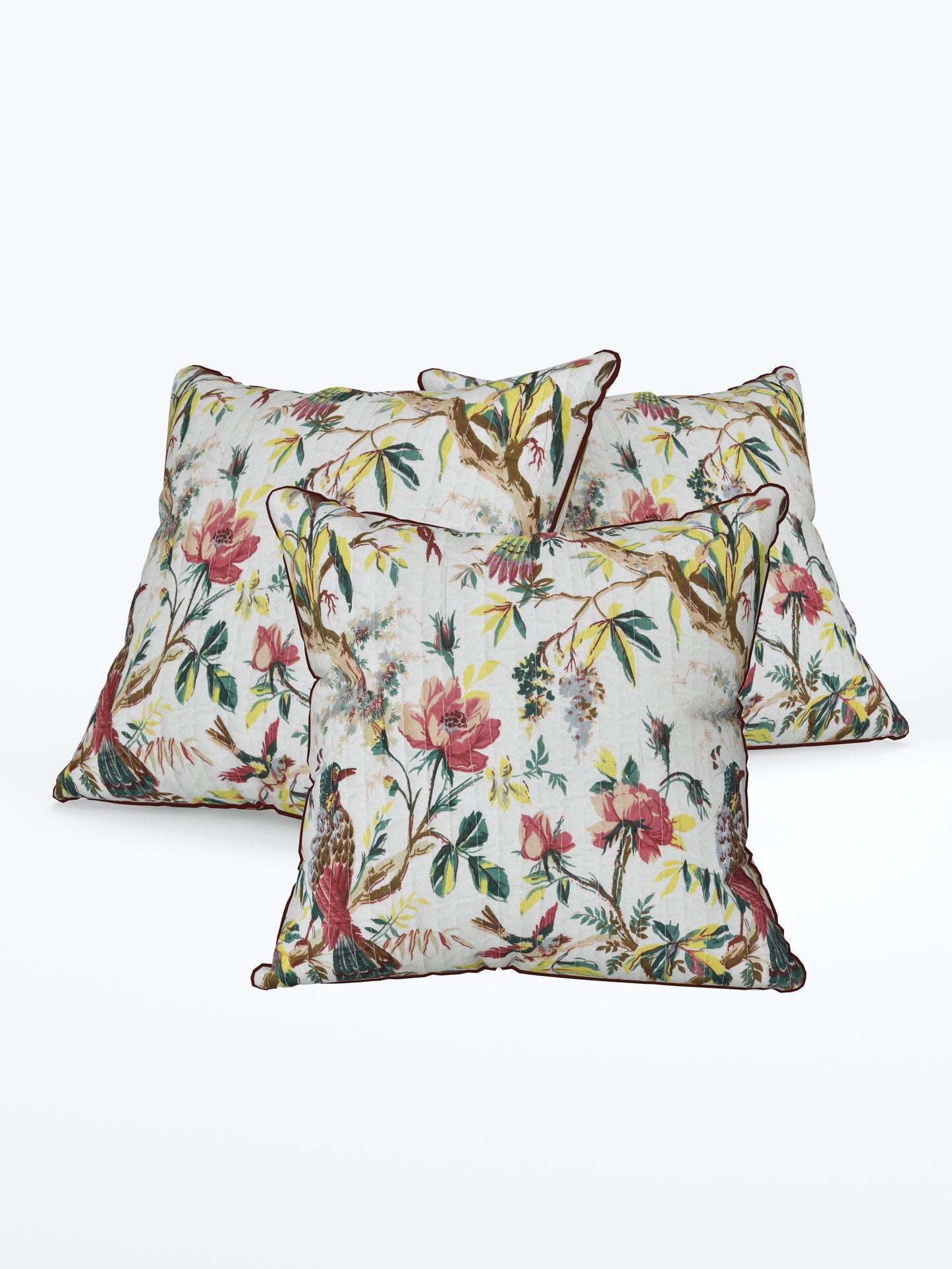 Mayur Baagh Anokhi Cotton Cushion Covers - 16x16 Inches