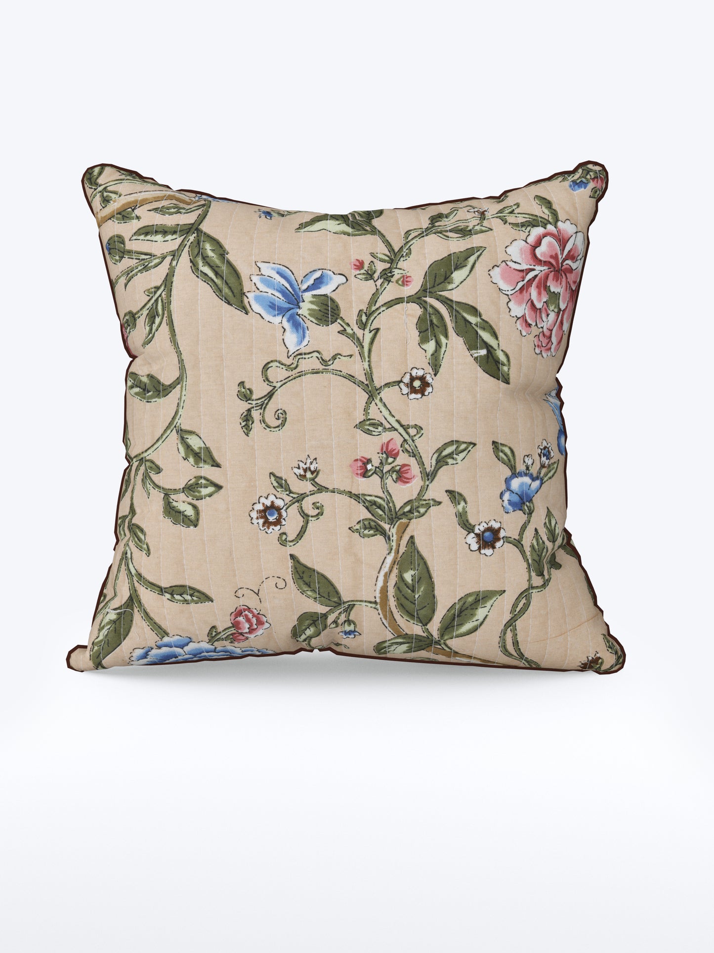 Vasant Baagh Anokhi Cotton Cushion Covers - 16x16 Inches