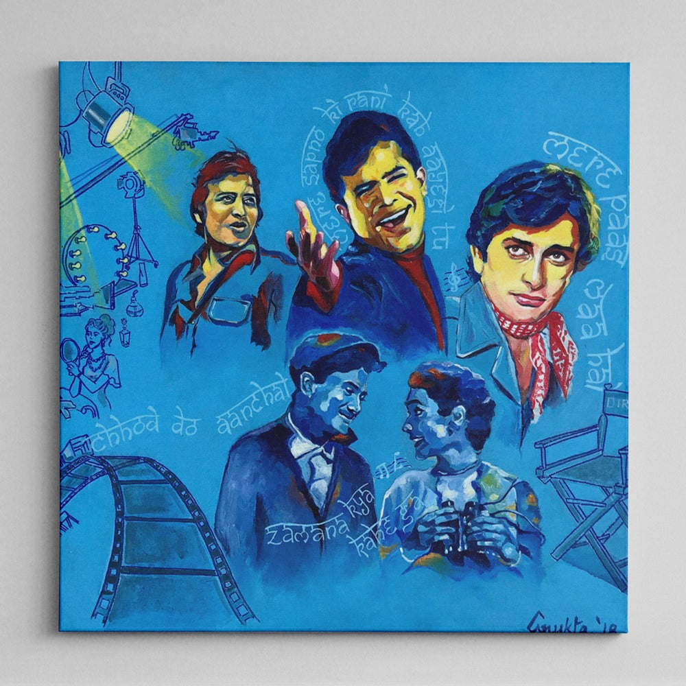 Vintage Bollywood Canvas