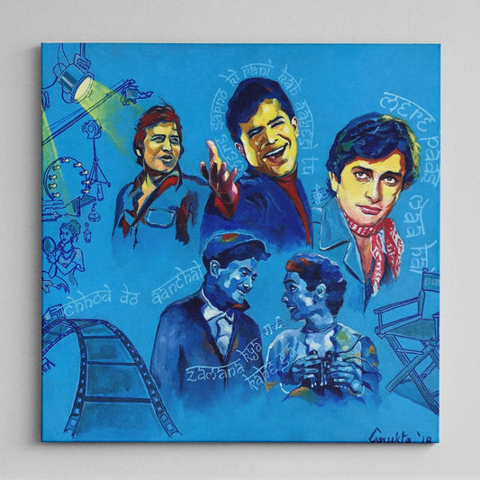 Vintage Bollywood Canvas
