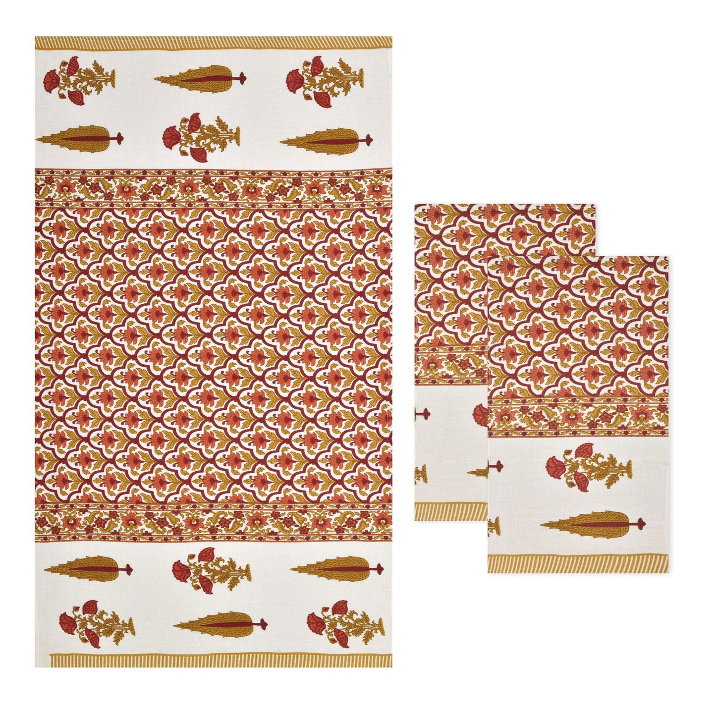 Carrot Spice Waffle Towel Set