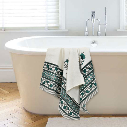 Serene Forest Waffle Towel Set