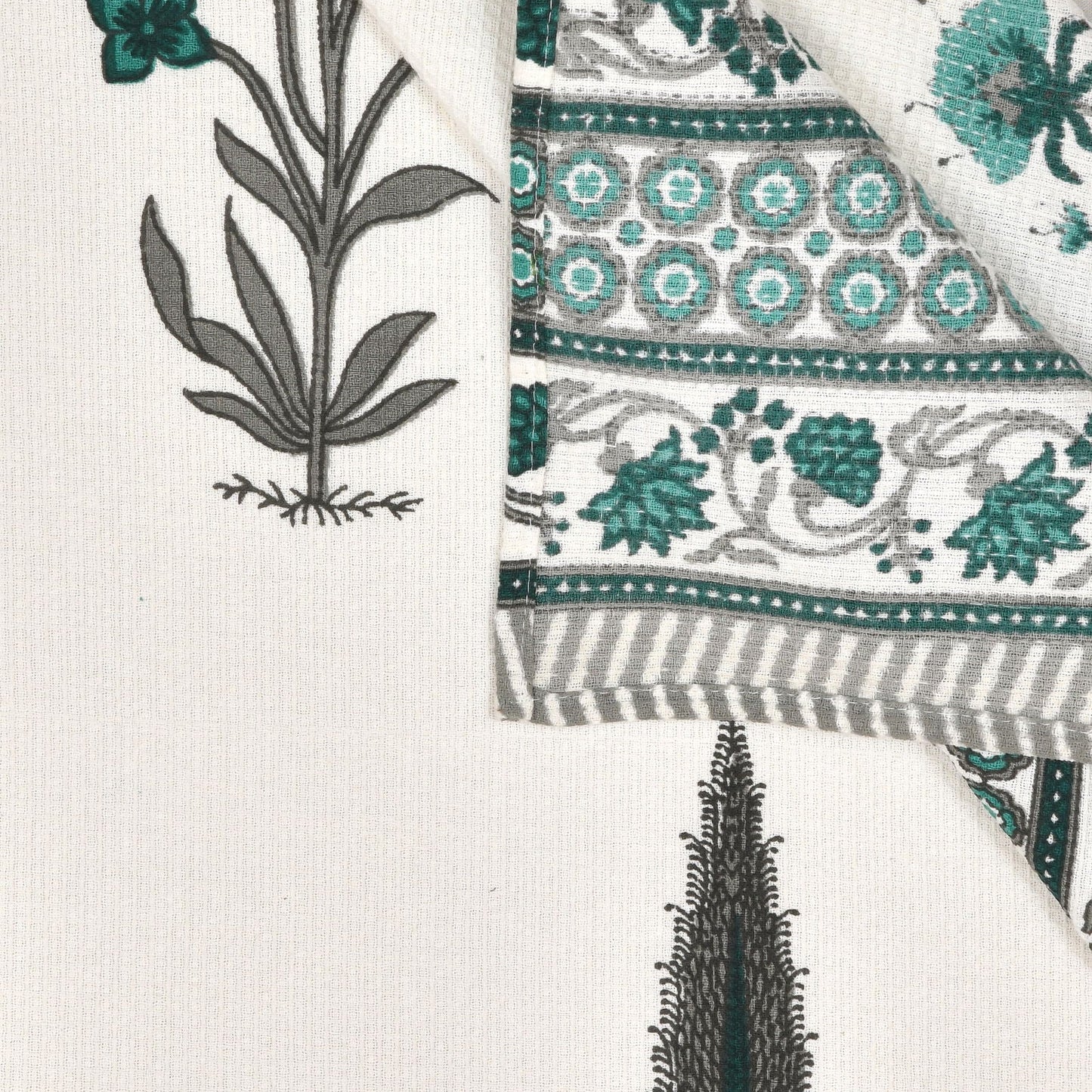 Serene Forest Waffle Towel Set